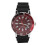 Men's Chronograph Watch, 42mm, Automatic, Waterproof, Silver/Red 3