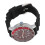 Men's Chronograph Watch, 42mm, Automatic, Waterproof, Silver/Red 15