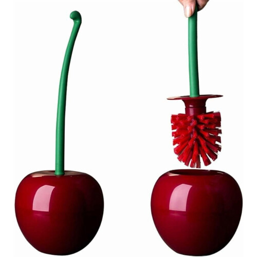 Set scopino e portascopino per WC Cherry – 38 cm, ABS/PP