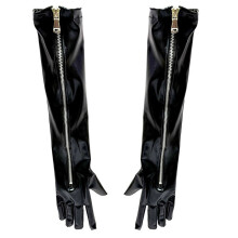 1 Pair Long PU Leather Gloves for Women Girls Christmas Gift