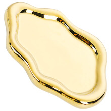 Plato joyero de cerámica único con un creativo diseño de nubes. Almacenamiento flexible adicional para accesorios, llaves y objetos pequeños.