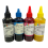 Sublimation4x100ml Φιάλες Μελανιού Ανταλλακτικά Θερμικής Μεταφοράς Sublimate Ink HTV για 1