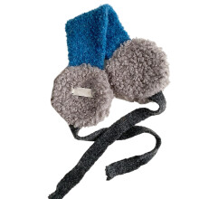 Winter-Ohrenwärmer, weiches Polyestergewebe, bequeme-Grau