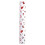 Hjertegavepapirrull – gullfolie preget 17" x 10' 1