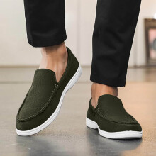 Herresko, Loafers Semsket skinn Klassiske Flate Uformelle Komfortable Lette Herreloafers For Kjøretøy, Sko for Herrer, Z01GN2,12