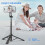 Επεκτεινόμενο τρίποδο Selfie Stick 50 ιντσών μαύρο 4