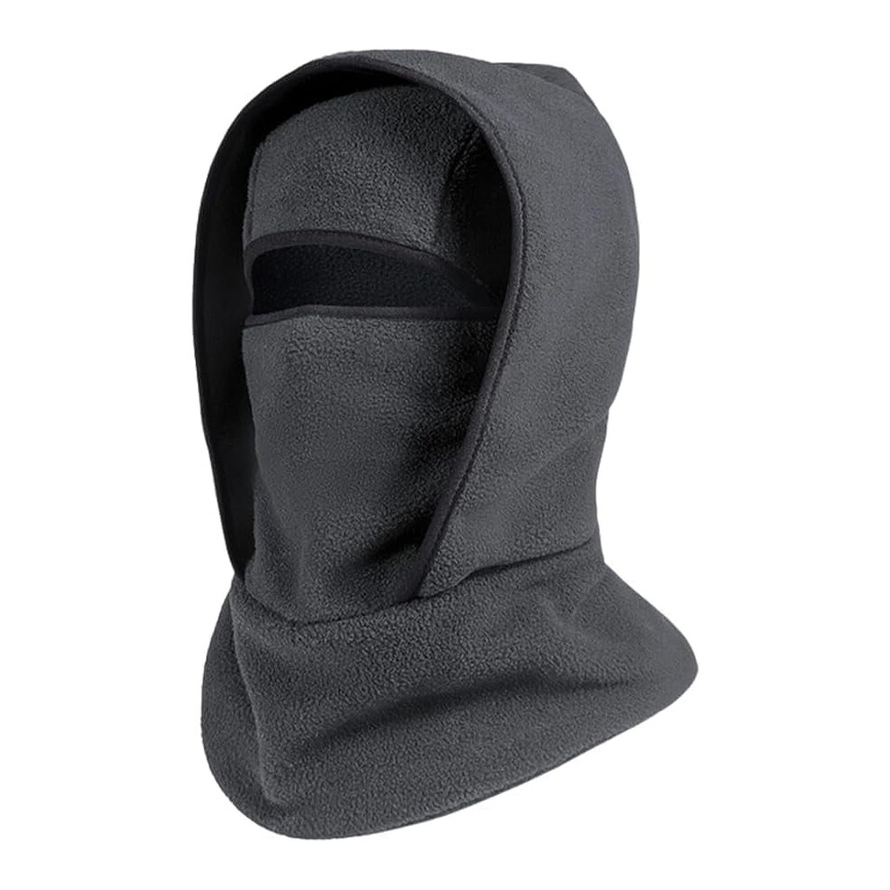 Outdoor Winter Warm Hat Neckband Integrated Cycling Mask, Winter Balaclava Ski Mask, Windproof Fleece Face Cover 9450273937465