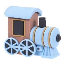 Decoraciones para tartas de cumpleaños, PVC azul, 1 juego