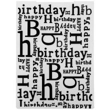 Plantilla de carpeta de repujado de plástico para scrapbooking