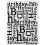 Plastic Embossing Folder Foldable Template for Scrapbooking and Crafting Stencil Design 1