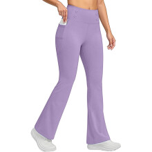 Calça jogger feminina de algodão, estilo relaxada, com bolsos, cintura marcada e modelagem de cintura alta.