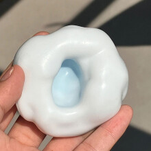Fidget Squishy Toys, Φορητή Μπάλα Σύσφιξης με Σκούπα για το Στρες, Διαμορφώσιμο