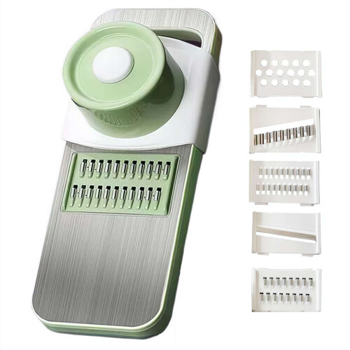 Mandoline réglable à 5 lames – Acier inoxydable,