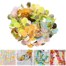 Paasslingerdecoratie, 2 meter lange glitterslinger voor de lente, kerstboom, schoorsteenmantel, slaapkamer, kantoor, klaslokaal, feestjes –