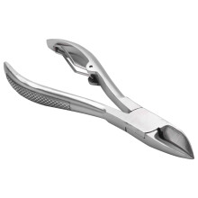 Professionelle Fußnagelschere, Zehennageltrimmer, Nagelbettzange, Podologie-Edelstahl, 0k1206