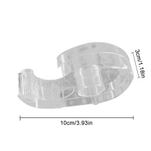 Tape Dispenser Basics Finish Tape with Dispenser and 3/4" X 650"(18 Yds) 1 Pack