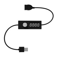 Temporizador de desligamento automático USB para dispositivos eletrônicos USB 5V com display.