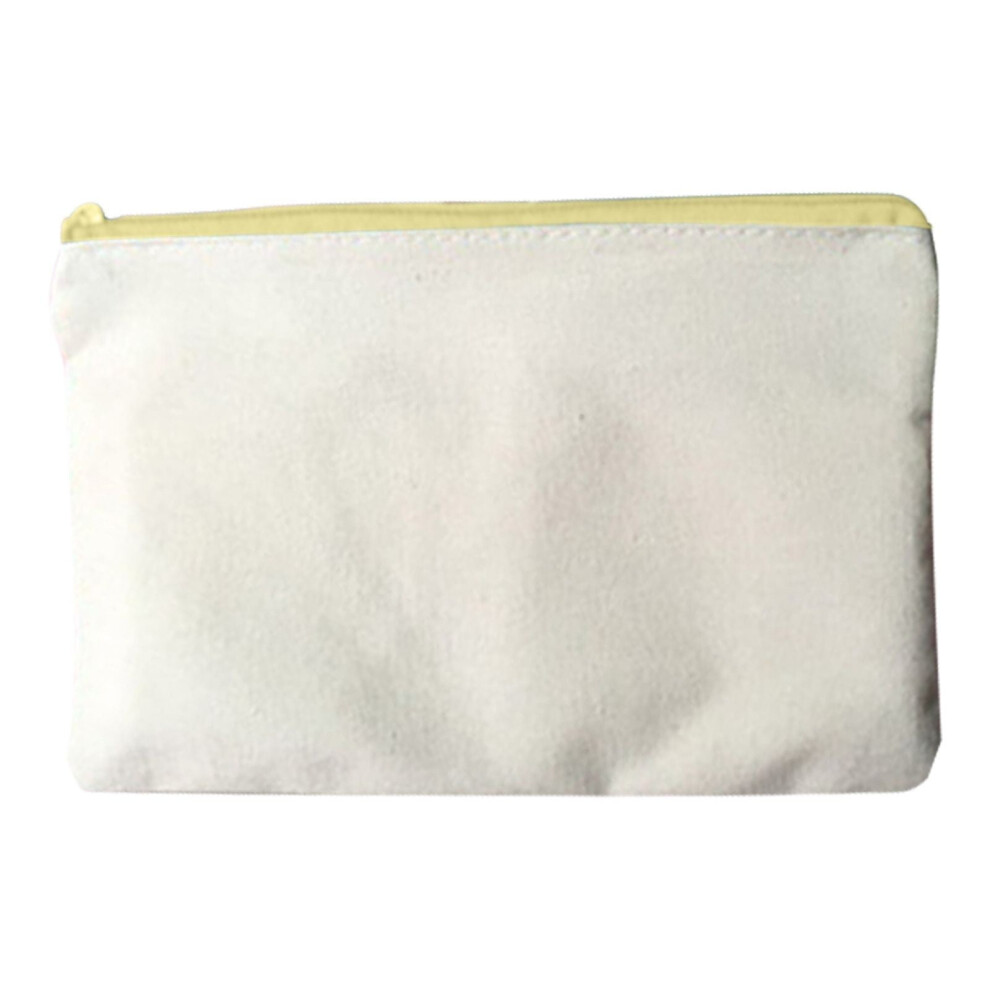 Small Canvas Zipper Pouch â Blank Natural Cotton DIY Craft Bag, Makeup/Toiletry/Storage Pouch (8x5"), Compatible with All Standard Zippers