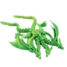 Gröna kungen Ghidorah 3D-utskriven modell 24 cm 1 st