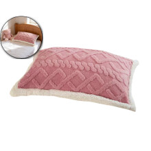 Taie d'oreiller d'hiver – Housse thermique douce avec bord élastique, 74 x 48 cm. Housse d'oreiller en polyester respirant et à séchage rapide