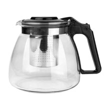 Glazen waterdispenser van 1/2 liter met filter, NIEUW V9U5Z9Z9