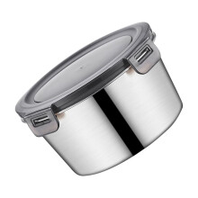 Contenedor de almacenamiento de acero inoxidable 316 con tapa sellada