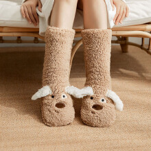 Κάλτσες CYBIBO Fuzzy Slipper για γυναίκες – Χοντρές, αντιολισθητικές, θερμικές κάλτσες