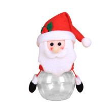 Christmas Candy Jars – Santa, Elk & Snowman Ornament Cookie Jars for Holiday Party, Home Decor & Kids' Gifts
