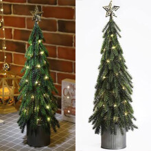 Sapin de Noël LED USB Uxgjfwu, décoration de bureau lumineuse pour les fêtes de fin d'année à la maison ou au bureau.