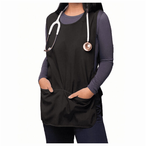 șorț unisex pentru curățenia casei, stil șorț cu 2 buzunare 1