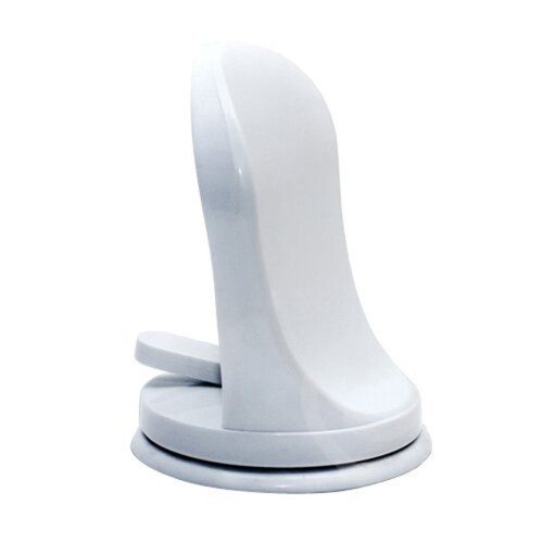 Douchevoetsteun met zuignap – Wit, 15,5 x 11,5 cm 1