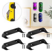 Speed Champions Wall Mount Hot Wheels Display Case Compatible with Lego Car Models Vertical F1 Display Stand 4 Pack with Screws
