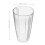Transparante maatbeker van plastic voor blenders. 2