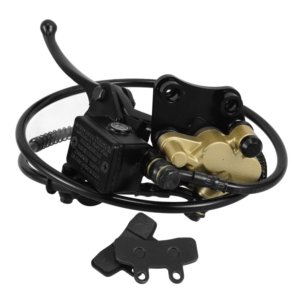 Motorcycle Rear Foot Brake Master Cylinder Assembly With Enhanced Braking Performance Black 9402001107114