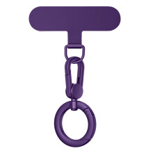 Lanière de téléphone rotative à 360 avec mousqueton détachable et