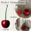Set scopino e portascopino per WC Cherry – 38 cm, ABS/PP 3