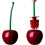 Set scopino e portascopino per WC Cherry – 38 cm, ABS/PP 5