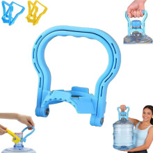 Elevador de agua antideslizante para botellas de 5 galones – Anillo ajustable, evita que se incline, esencial para el hogar/oficina.