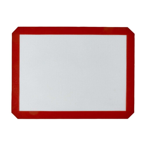 Tapete de silicone para assar 42 x 29,5 cm (16,54 x 11,61 polegadas), antiaderente, durável e uniforme, ideal para assar e preparar alimentos no