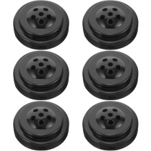 Mini Flag Holder Stands Plastic Desk Base Miniature 6 Hole Flag Stand Base Flags Pole Stick Stand for Office Desk Table Centerpieces Black 6pcs