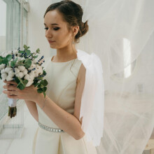 2-Pack Bridal Shoulder Capes White Tulle Decorative Wraps for Women Evening Party Dress Accessories