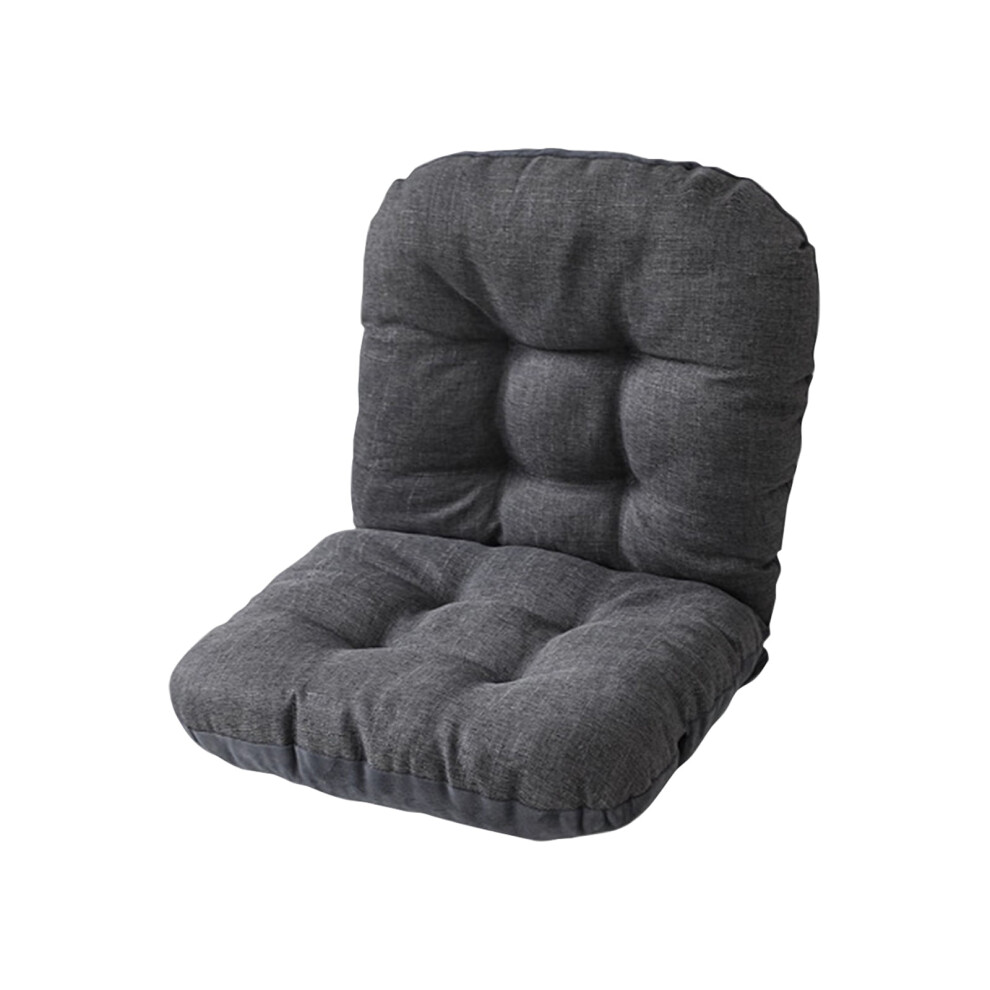 Non-Slip Rocking Chair Cushion Plush With Ties Soft Seat Cushion With Removable Cover High Back For Office,Car,Home,Dining,Kitchen( Gray) Dark/Gray 9027700999268