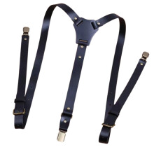 Classical PU Leather Suspenders Straps With Secure Hook Clip Stylish Mens Accessory For Formal and Casual Wear