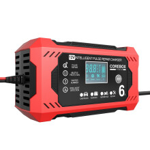 6A 12V Smart Car Battery Charger, Maintainer & Desulfator with Temp Compensation