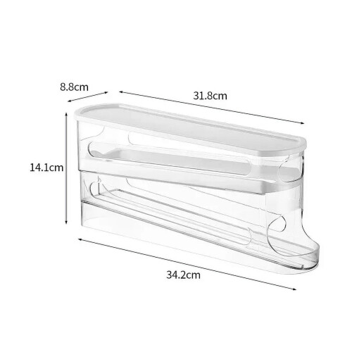 Two-Tier Plastic Egg Storage Box for Fridge 2