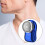 Electric Mini Beard Trimmer Smart Digital Display Small Detachable Washable Head blue 7
