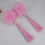 Presilhas decorativas em estilo chinês rosa, 6 peças 2