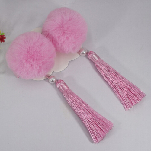Presilhas decorativas em estilo chinês rosa, 6 peças 1