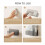 Space Efficient Plastic Holder Unit for Remotes Easy-Clear 5