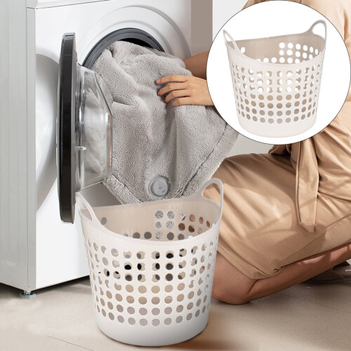 Panier à linge flexible en polypropylène avec poignées – Capacité de 9 kg 1